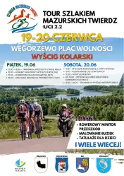 Kolarskie emocje w sercu Mazur. Tour Szlakiem Mazurskich Twierdz zawita do Węgorzewa