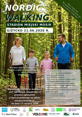 Wielkie święto Nordic Walking w Giżycku już 21 czerwca