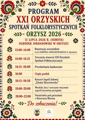 Święto tradycji w sercu Mazur. Ruszyły zapisy na XXI Orzyskie Spotkania Folklorystyczne