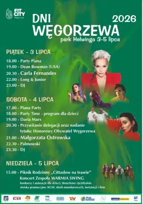 Trzy dni pełne muzyki i zabawy. Dni Węgorzewa 2026 nadchodzą!