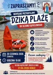 Przygotujmy razem „Dziką Plażę” w Pasymiu do sezonu