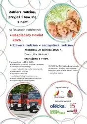 Rodzinne festyny w Olecku – zdrowie, bezpieczeństwo i świetna zabawa