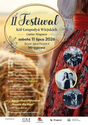 II Festiwal Kół Gospodyń Wiejskich Gminy Mrągowo
