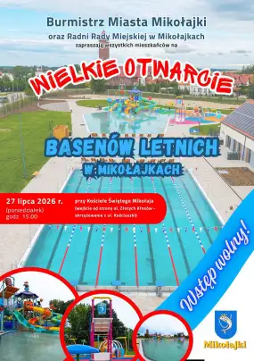 Wielkie otwarcie nowych basenów letnich!