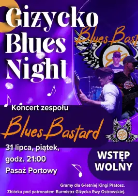 Bluesowo-rockowe brzmienia nad Niegocinem. Wyjątkowy koncert charytatywny w Giżycku