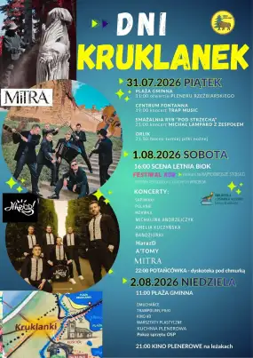 Dni Krukanek 2026. Trzy dni muzyki, zabawy i letniego klimatu na Mazurach