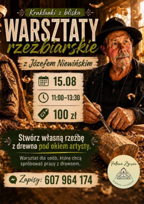 Warsztaty rzeźbiarskie z Józefem Niewińskim