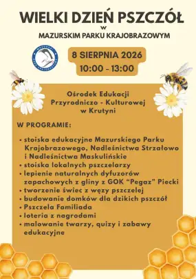 Mazurski Park Krajobrazowy zaprasza na Wielki Dzień Pszczół w Krutyni