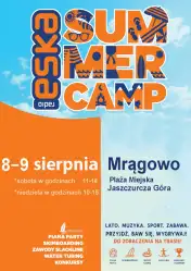 ESKA Summer Camp już w ten weekend na plaży miejskiej w Mrągowie