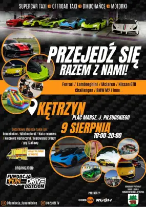 Supersamochody i charytatywna misja w Kętrzynie