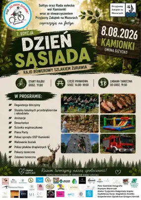 Aktywna sobota i sąsiedzka integracja. Rajd rowerowy i piknik w Kamionkach