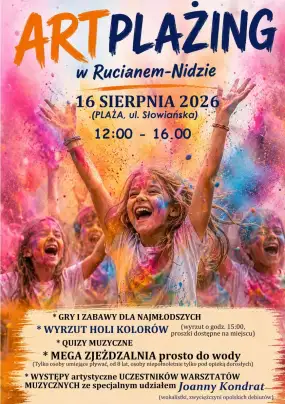 Plażowe szaleństwo w Rucianem-Nidzie. Przed nami kolejna edycja wydarzenia ARTPLAŻING