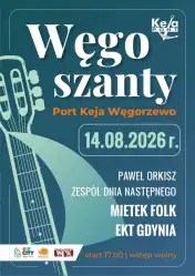 Węgoszanty 2026. Święto żeglarskiej muzyki w Porcie Keja Węgorzewo