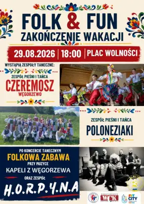 Roztańczone pożegnanie wakacji! Folk & Fun w Węgorzewie