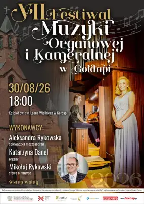 VII Festiwalu Muzyki Organowej i Kameralnej w Gołdapi