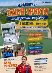 Sportowa niedziela w Mrągowie. Gwiazda kajakarstwa, pokazy i Gra Miejska na plaży miejskiej