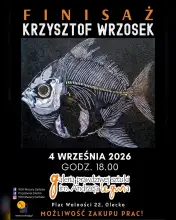 Finisaż wystawy prac Krzysztofa Wrzoska w Olecku. 4 września ostatnia okazja, by zobaczyć wyjątkowe rysunki punktowe