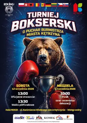 Międzynarodowe emocje na ringu! Turniej Bokserski o Puchar Burmistrza Miasta Kętrzyna