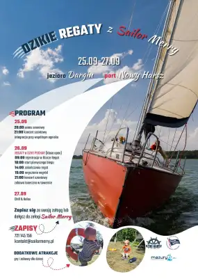 Dzikie Regaty - Żeglarska rywalizacja, szanty i rodzinny weekend w Porcie Dziki Harsz