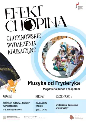 Szukając źródeł Chopina. Wyjątkowy, interaktywny koncert i warsztaty w Mikołajkach