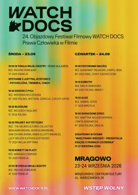 Festiwal filmowy WATCH DOCS w Mrągowie