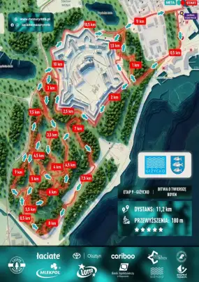 Wielki finał Łaciate Mazury MTB w Giżycku. Bitwa o Twierdzę Boyen wystartuje z nowego miejsca