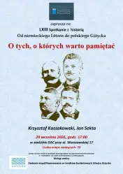 Spotkanie z historią „Od niemieckiego Lötzen do polskiego Giżycka” – „O tych, o których warto pamiętać”