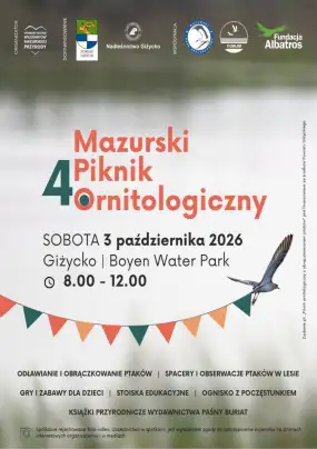 Mazurski Piknik Ornitologiczny w Giżycku. Przyjrzyj się z bliska światu ptaków