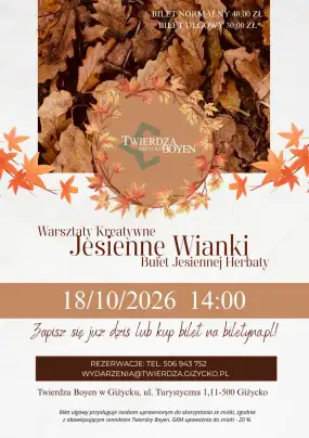 Jesienny klimat w zabytkowych murach. Twierdza Boyen zaprasza na kreatywne warsztaty