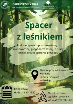 Spacer z leśnikiem w Gołdapi