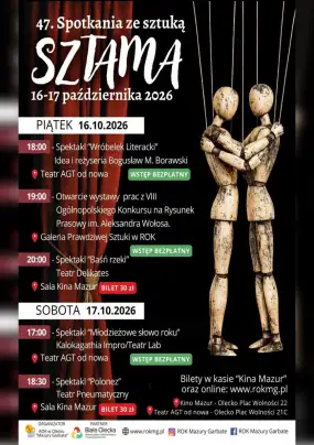 Teatralny weekend w Olecku! Nadchodzi festiwal SZTAMA 2026