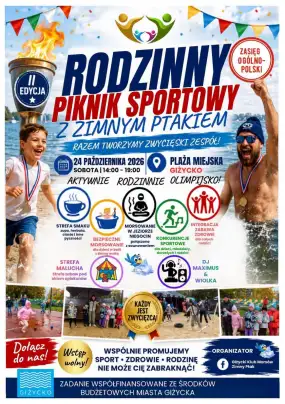 Jesienne morsowanie i rodzinna zabawa na Plaży Miejskiej w Giżycku