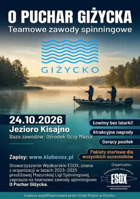 Zawody spinningowe w formule "złów i wypuść" na Kisajnie