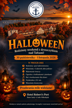 Halloween w Hotelu Robert’s Port – rodzinny weekend z dreszczykiem!