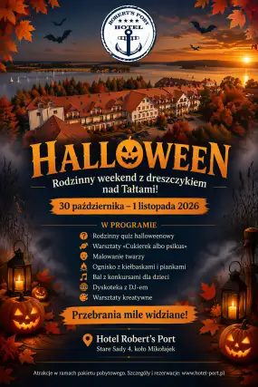 Halloween w Hotelu Robert’s Port – rodzinny weekend z dreszczykiem!