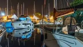 Noc w porcie Keja w Węgorzewie, sierpień 2021 - zdjęcie 17