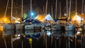 Noc w porcie Keja w Węgorzewie, sierpień 2021 - zdjęcie 7