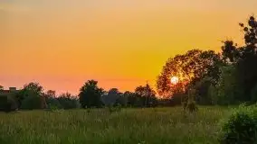 Zachód słońca w okolicach wsi Ublik - zdjęcie 16