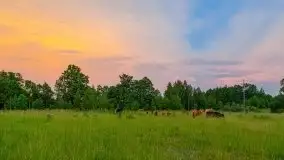 Zachód słońca w okolicach wsi Ublik - zdjęcie 19