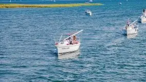 Wąskie żeglarskie gardło na Mazurach, jezioro Kirsajty - zdjęcie 47