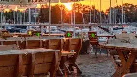 Wschód słońca w Stanicy Wodnej Stranda, sierpień 2021 r. - zdjęcie 7