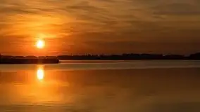 Ognisty zachód przy porcie Ognisty Ptak, jezioro Święcajty - zdjęcie 19