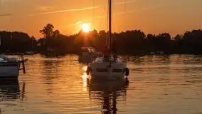 Zachód słońca nad jeziorem Bocznym, Tło Dla Mew, wrzesień 2021 - zdjęcie 44