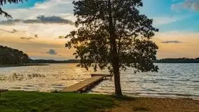 Wrześniowe jezioro Ublik o zachodzie słońca - zdjęcie 2