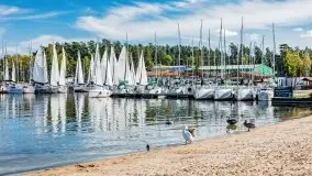 Suszenie żagli nad jeziorem Niegocin, Wilkasy - zdjęcie 48