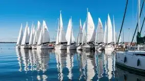 Suszenie żagli nad jeziorem Niegocin, Wilkasy - zdjęcie 35