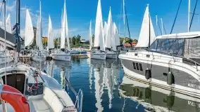 Suszenie żagli nad jeziorem Niegocin, Wilkasy - zdjęcie 13