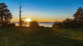 Zachód słońca nad jeziorem Dobskim, wrzesień 2021 - zdjęcie 9