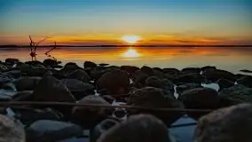 Zachód słońca nad jeziorem Dobskim, wrzesień 2021 - zdjęcie 29