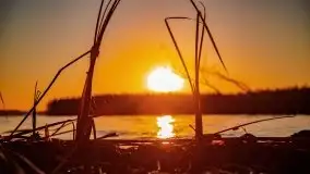 Zachód słońca, Giżycko, jezioro Niegocin, październik 2021 r. - zdjęcie 37